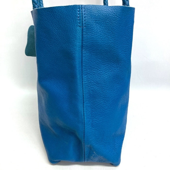 HIROFU ヒロフ チェスタ Hロゴ レザー トートバッグ ブルー 瑞穂店