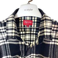 supreme シュプリーム 19AW tartan flannel shirt チェック ネルシャツ ブラック sizeM 瑞穂店