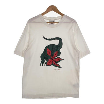 LACOSTE ラコステ Netflix ストレンジャーシングス プリントTシャツ ホワイト Size 5 福生店