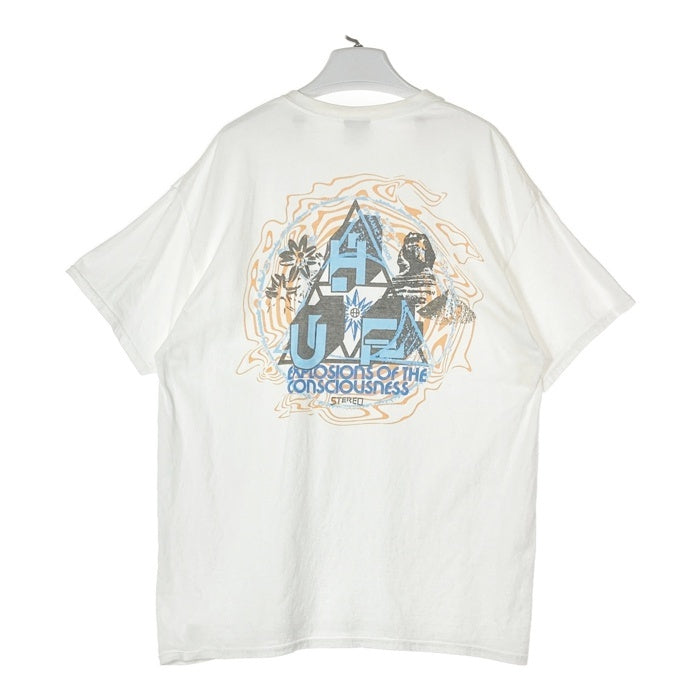 HUF ハフ バックプリントＴシャツ ホワイト sizeXL 瑞穂店