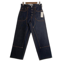SUGARHILL シュガーヒル CLASSIC DOUBLE KNEE DENIM PANTS 馬革 ホースレザー クラシック ダブルニー デニムパンツ リジットインディゴ CLASS003 Size 32 福生店