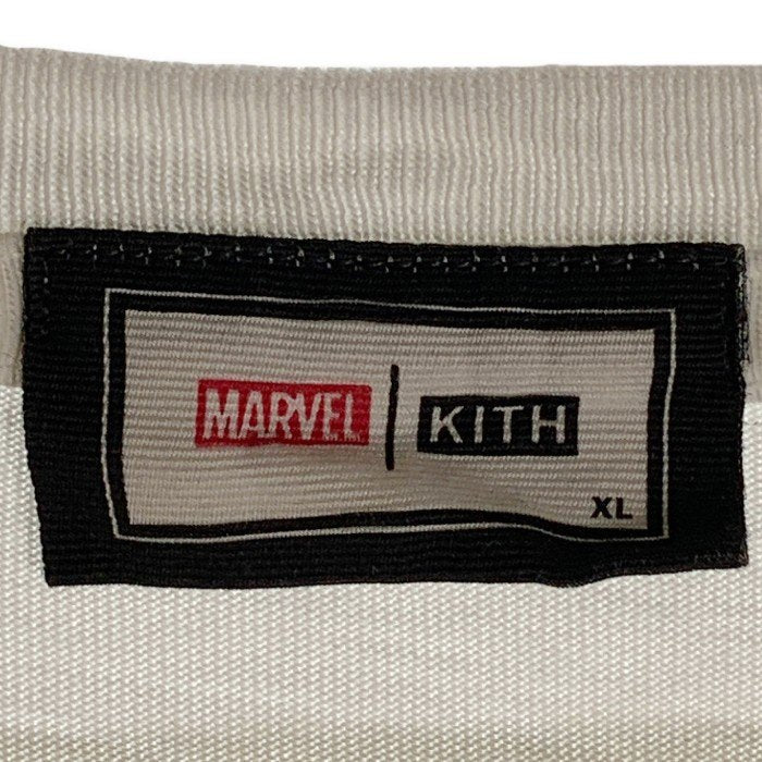 KITH キス 22SS MARVEL マーベル Spider Man Action Vintage Tee スパイダーマン プリントTシャツ  ホワイト Size XL 福生店