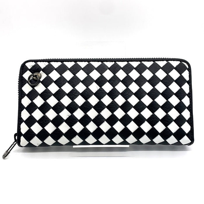 CAPTAINS HELM キャプテンズヘルム JAM HOME MADE ジャムホームメイド CHECKER LONG WALLET チェッカーロングウォレット 長財布 ブラック ホワイト 福生店
