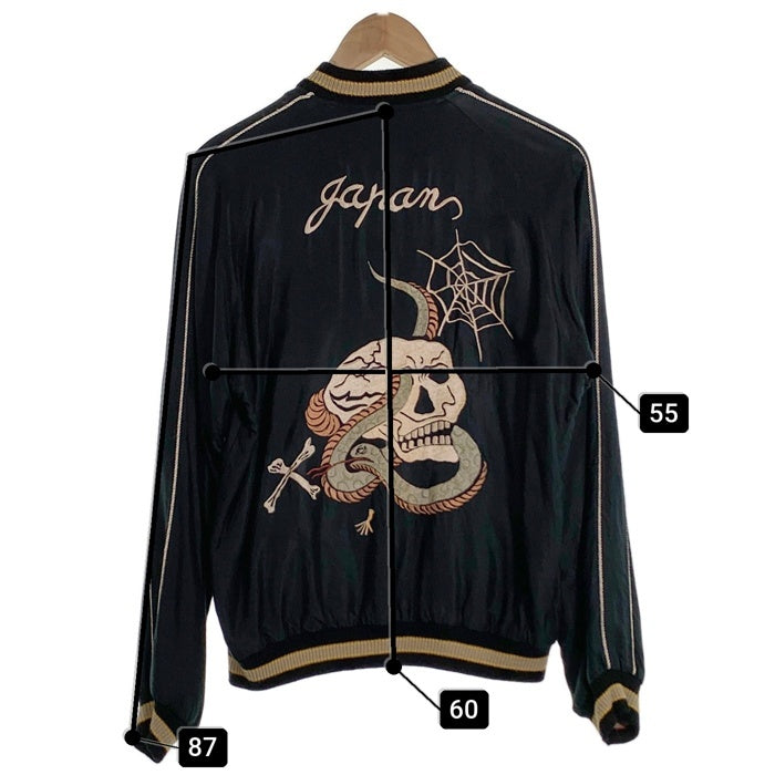 テーラー東洋 リバーシブル スーベニアジャケット スカジャン 髑髏 龍 富士山 アセテート TT13248 Size M 福生店