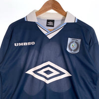 UMBRO アンブロ NICK GEAR ニックギア LHP ゲームシャツ 長袖 ネイビー ホワイト 784-4230267 Size S 福生店