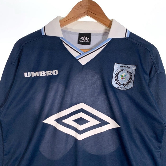 UMBRO アンブロ NICK GEAR ニックギア LHP ゲームシャツ 長袖 ネイビー ホワイト 784-4230267 Size S 福生店