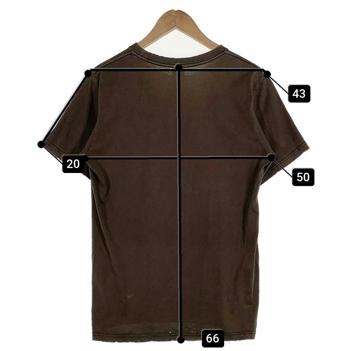 NUMBER(N)INE ナンバーナイン 05SS NIGHT CRAWLER期 スカルツリー プリントTシャツ ダメージ加工 フェードブラック Size 2 福生店
