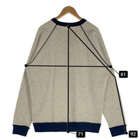 patagonia パタゴニア Reversible Shearling Crew リバーシブルシアリング クルーネックスウェットトレーナー ボア アッシュグレー ネイビー Size XL相当 福生店