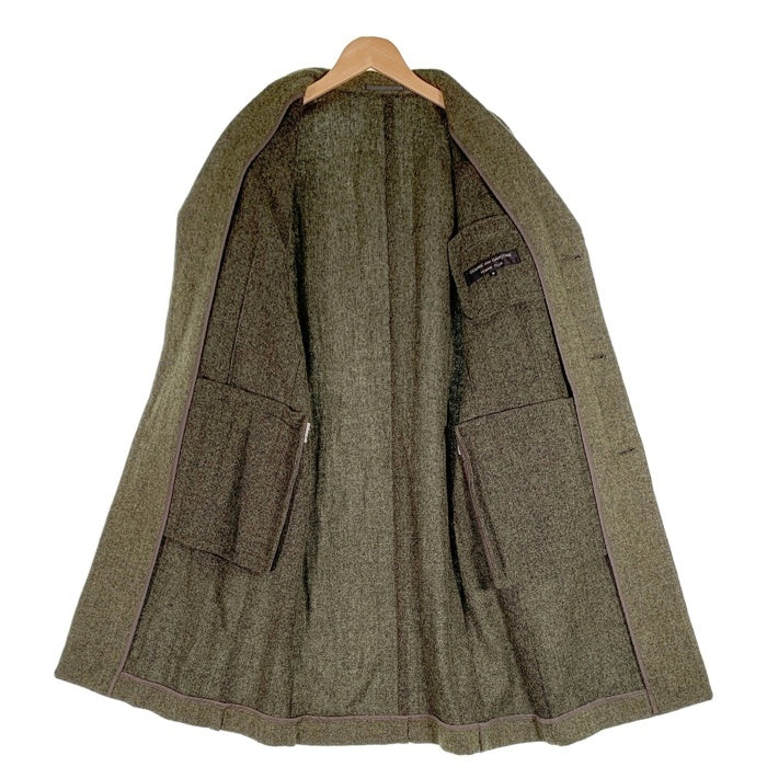 COMME des GARCONS HOMME PLUS コムデギャルソン オムプリュス ウールチェスターコート 比翼 ロング グリーン PJ-04047M AD1998 Size M 福生店