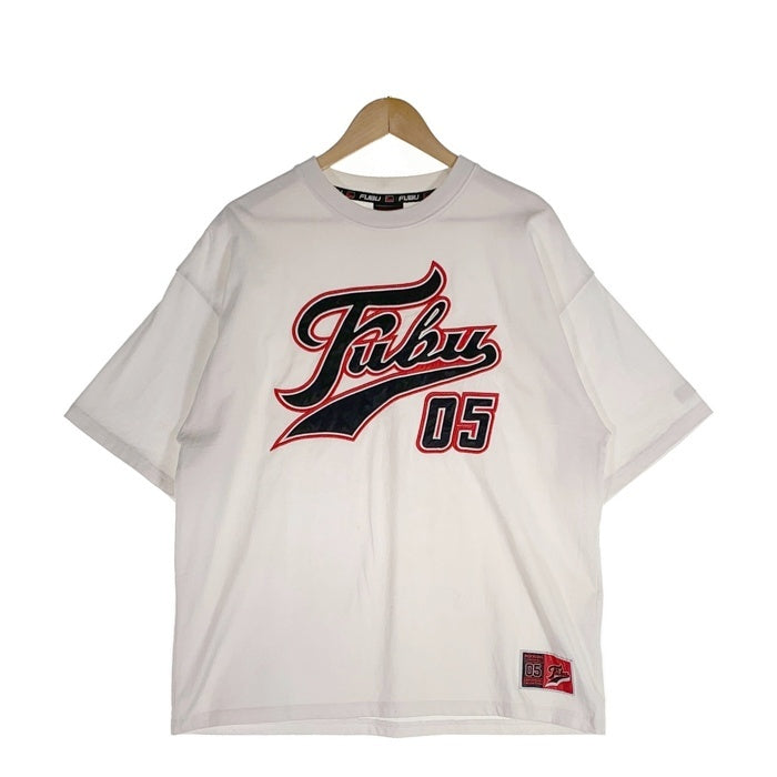 FUBU フブ ロゴワッペン 05 Tシャツ ホワイト Size M 福生店