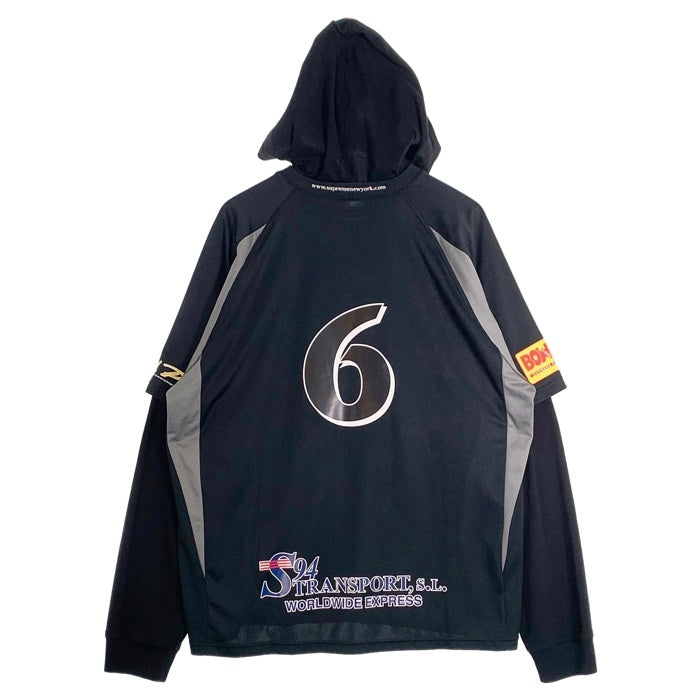 SUPREME シュプリーム 23AW Hooded Soccer Jersey フーデッド サッカージャージー ブラック Size XL 福生店