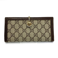 GUCCI グッチ GGキャンバス ホースビット 長財布 オールドグッチ ベージュ 福生店