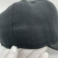 90's New Era ニューエラ 59FIFTY MLB ニューヨーク・ヤンキース ウールベースボールキャップ ブラック ライトブルー USA製 Size 7 1/8 (56.8cm) 福生店