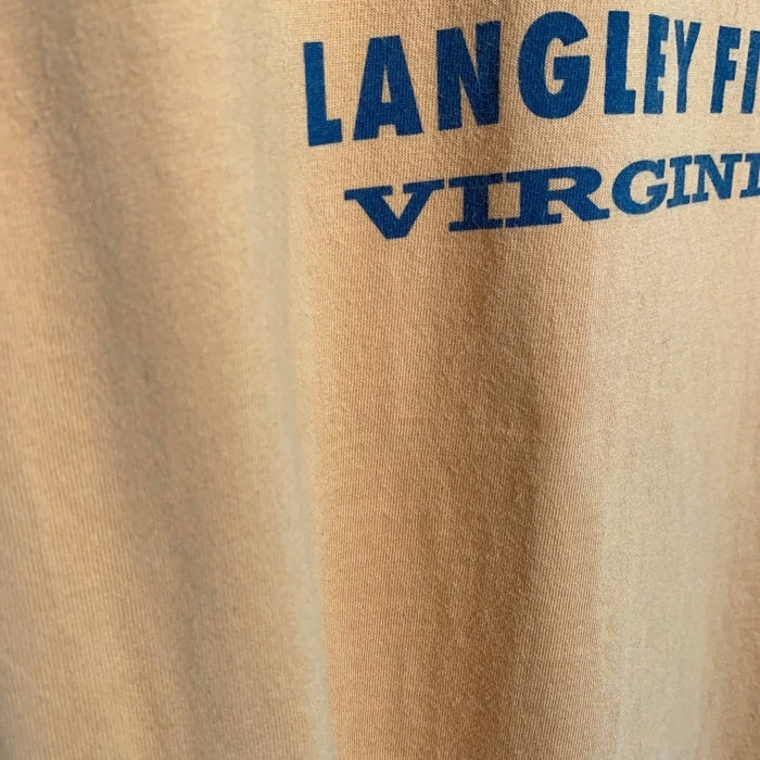 BUZZ RICKSON`S バズリクソンズ U.S. AIR FORCE T-Shirts エアフォース プリント Tシャツ ゴールド Size M 福生店