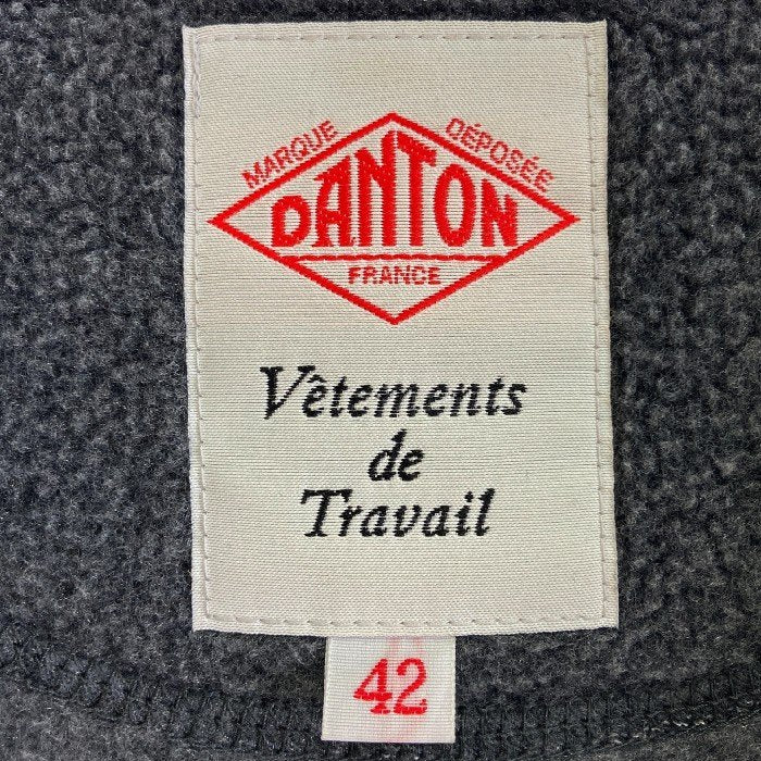 Danton ダントン 18A-MR-001 18AW フリースジャケット グレー size42 瑞穂店