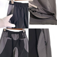 Spfloe ナイロンストレッチ トラックスーツ ジャケット パンツ ブラック セットアップ グレー Size S/M 福生店