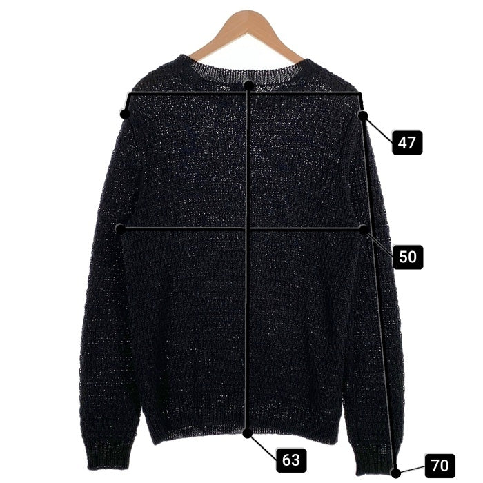 A.P.C. アーペーセー ニット セーター リネン ブラック 24193-1-82531 Size M 福生店