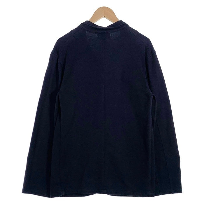 BURBERRY BLACK LABEL バーバリーブラックレーベル コットン 3B テーラードジャケット カジュアル ネイビー BMV79-810-28 Size 2 福生店