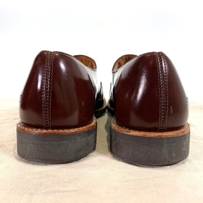 Sanders サンダース Mary Jane Sandal メダリオン モンクストラップ レザーシューズ 革靴 ブラウン 1808T イングランド製 Size UK7 (26cm) 福生店