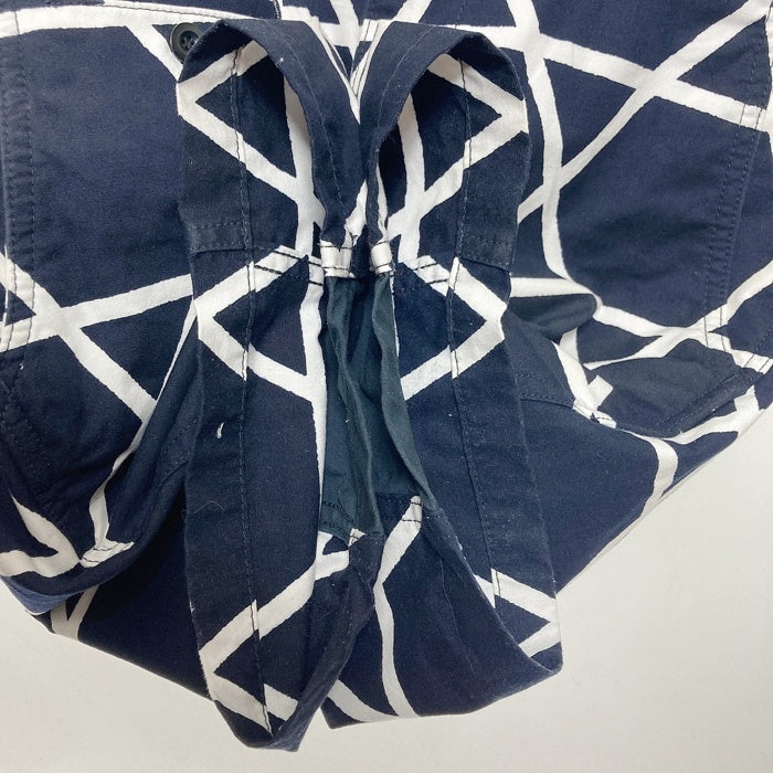 JUNYA WATANABE COMME des GARCONS MAN ジュンヤワタナベ コムデギャルソンマン WO-P007 15SS 幾何学柄 ハーフパンツ ダークネイビー size XS 瑞穂店