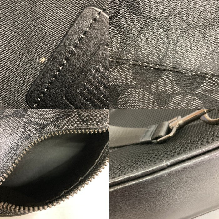 COACH コーチ 2853 モノグラム ワンショルダー ボディバッグ ブラック 瑞穂店