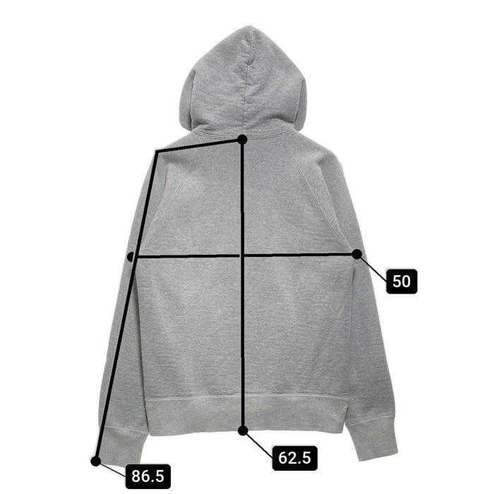 DELUXEWARE デラックスウエア WEST TEXAS プルオーバースウェットパーカー グレー Size M 瑞穂店