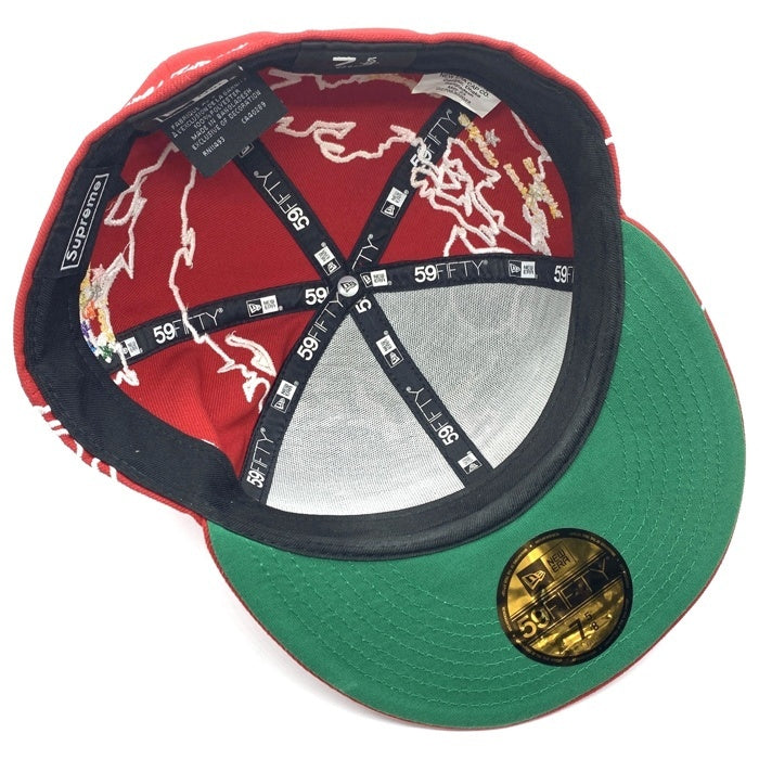 SUPREME シュプリーム 23AW Worldwide Box Logo New Era ワールドワイド ボックスロゴ ニューエラ ベースボールキャップ レッド Size 7 5/8 (60.6cm) 福生店