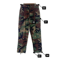 U.S. ARMY BDU TROUSERS トラウザーパンツ カーゴパンツ ウッドランドカモ 8415-01-390-8948 Size MEDIUM REGULAR 福生店