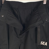 WIND AND SEA ウィンダンシー Water Repellent Nylon Cargo Shorts ナイロンカーゴショーツ ショートパンツ ブラック WDS-O-SUN-23-Q4-05 Size M 福生店