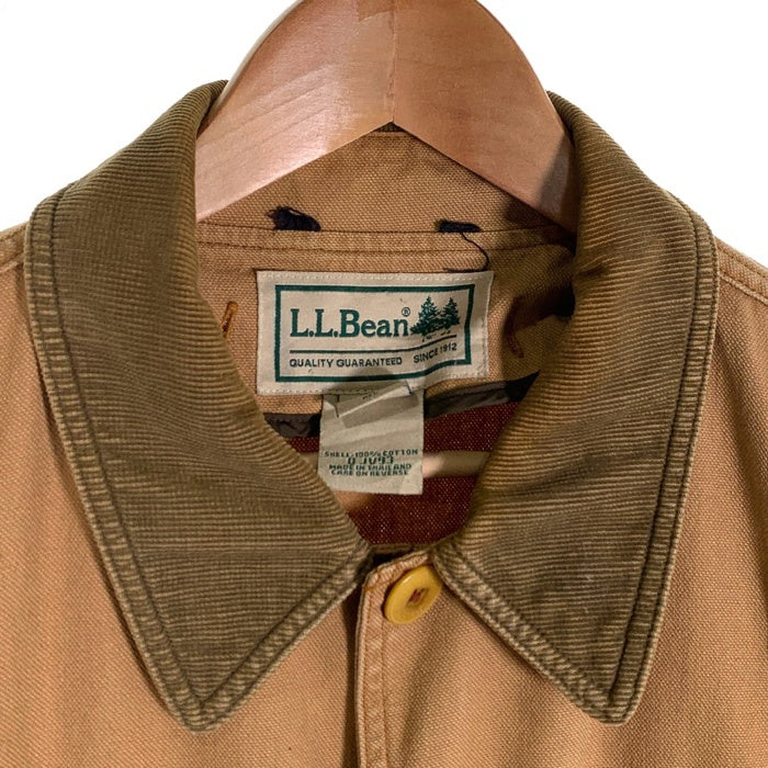 L.L.Bean エルエルビーン ダック地 ハンティングジャケット カバーオール ベージュ JV93 Size M 福生店