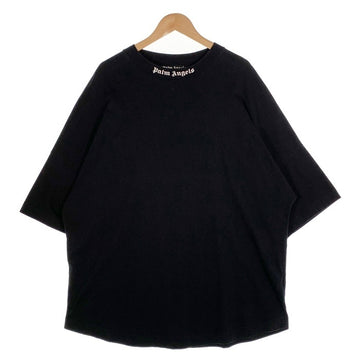 Palm Angels パームエンジェルス ネック バックロゴプリントTシャツ ブラック PMAA002R21JER001 Size XL 福生店