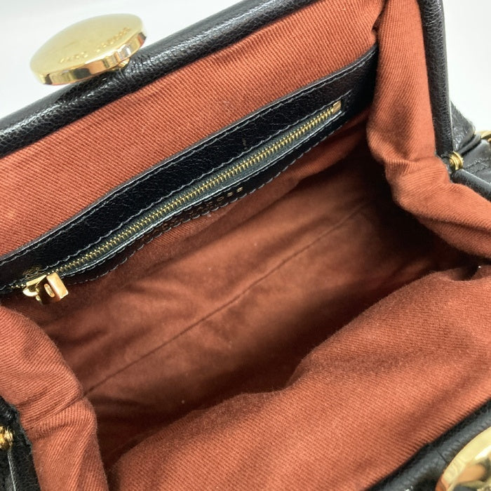 MARC JACOBS マークジェイコブス がま口 チェーン 2way ショルダーバッグ ブラック 瑞穂店