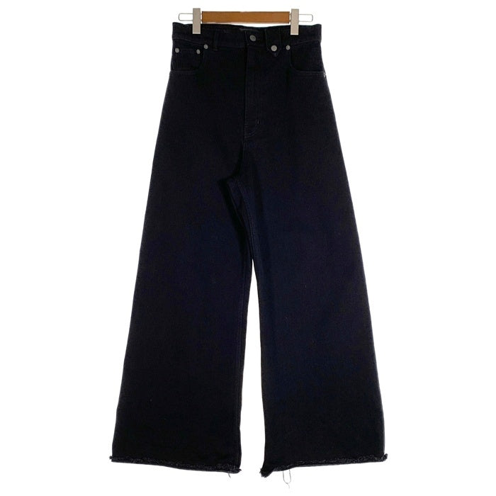 EGONLAB. エゴンラボ 25SS BAGGY DENIM PANTS バギー デニム ワイドパンツ ブラック DN006C Size XS 福生店