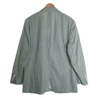 Brooks Brothers ブルックスブラザーズ コットン ギンガムチェック 3B テーラードジャケット グリーン Size 44R 福生店