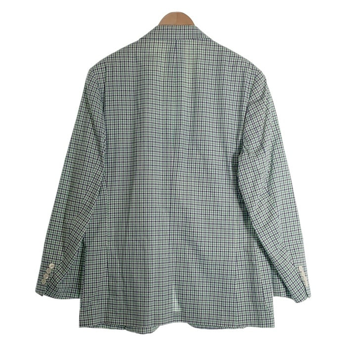 Brooks Brothers ブルックスブラザーズ コットン ギンガムチェック 3B テーラードジャケット グリーン Size 44R 福生店