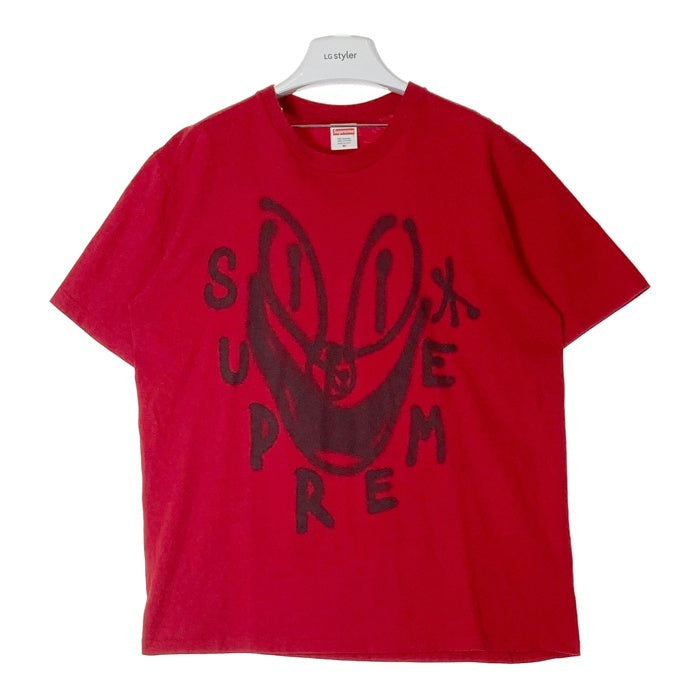 SUPREME シュプリーム × sancheeto サンチート 18AW SMILE TEE スマイル Tシャツ レッド sizeM 瑞穂店