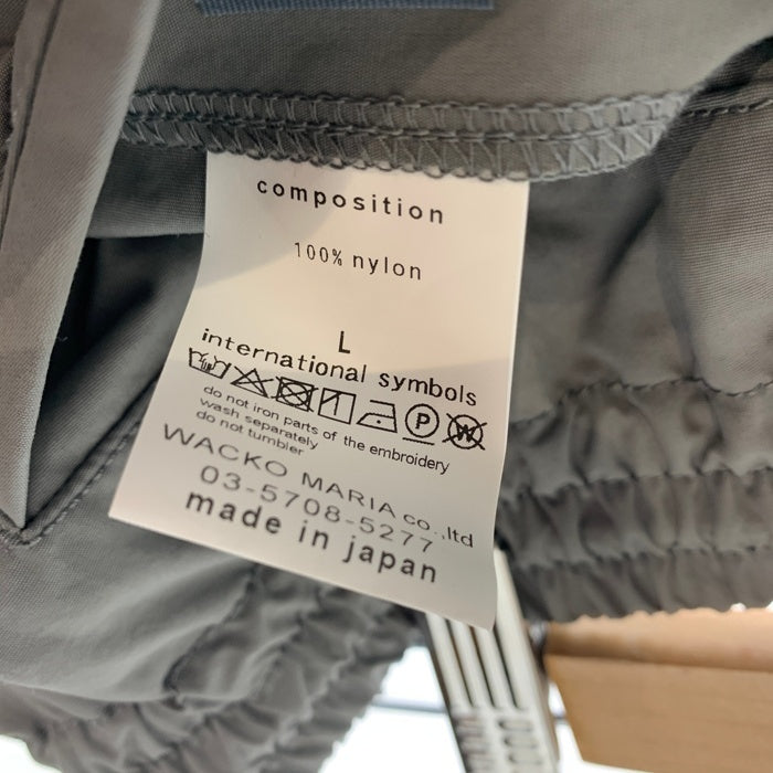 WACKO MARIA ワコマリア ATHLETIC SHORTS アスレチックショーツ ナイロンショートパンツ グレー Size L 福生店