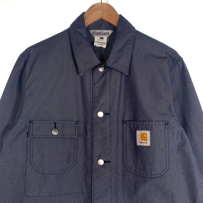 CARHARTT カーハート ダック チョアコート カバーオール デニム ジャケット グレー 0038-00 Size L 福生店