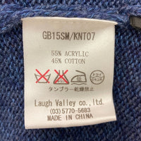 glamb グラム Austin knit jersey ニット トラックジャケット ネイビー GB15SM/KNT07 Size 3 瑞穂店