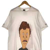 STUSSY ステューシー BEAVIS AND BUTT-HEAD ビーバスアンドバットヘッド プリントTシャツ ホワイト メキシコ製 Size L 福生店