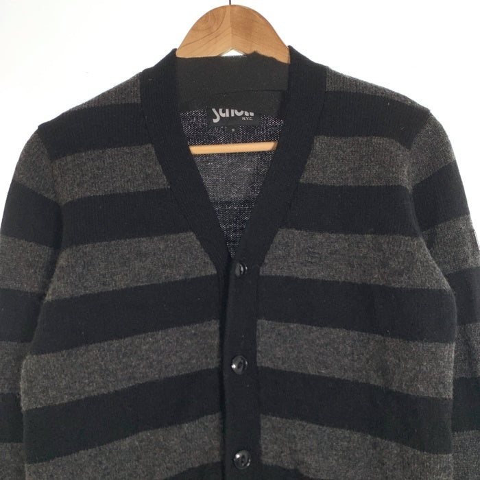 Schott ショット Cardigan カーディガン ブラック グレー 3144011 Size S 福生店