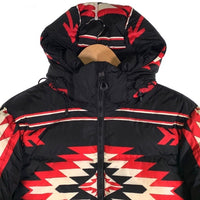 RLX RALPH LAUREN ラルフローレン ネイティブ柄 中綿 ダウンジャケット ブラック レッド ホワイト Size S 福生店