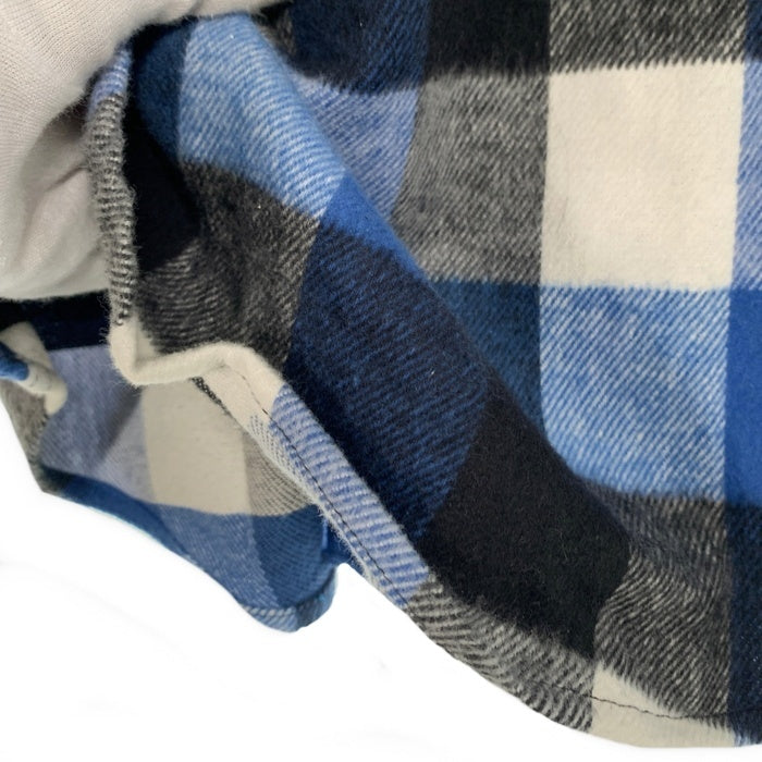 90's BIG MAC ビッグマック バッファローチェック フランネルシャツ ブルー USA製 94年 Size M-R 福生店