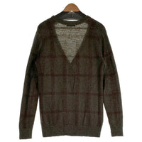 BURBERRY BLACK LABEL バーバリー ブラック レーベル モヘア混カーディガン グリーン D1N82-414-78 Size 3 福生店