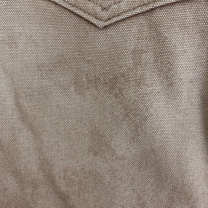Carhartt カーハート USA製 サンタフェジャケット 裏キルティング 企業ロゴ刺繍 ブラウン sizeXL 瑞穂店