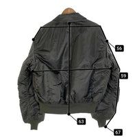 ALPHA アルファ CWU-45/P ナイロン フライトジャケット オリーブ 8405-00-1001-1519 USA製 Size XL 福生店