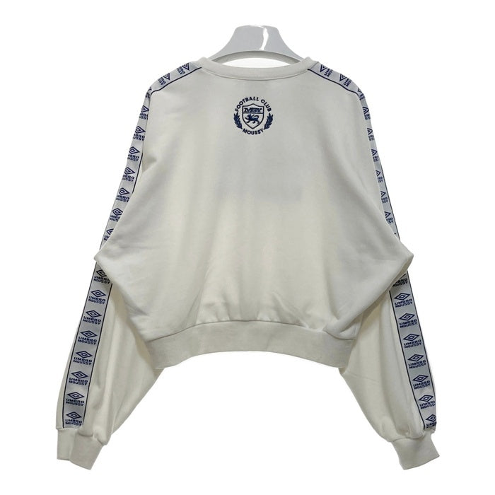 MOUSSY マウジー × UMBRO アンブロ スウェット ホワイト sizeF 瑞穂店