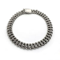 KRONIC Gold and Jewelry マイアミ キューバン チェーン ネックレス ジルコニア シルバー Size 18mm×約45cm 福生店