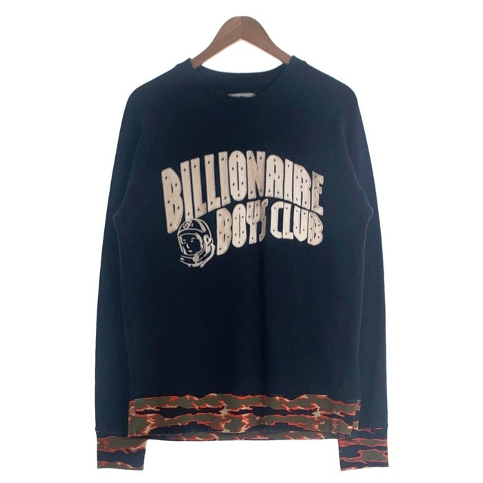 BILLIONAIRE BOYS CLUB ビリオネアボーイズクラブ スウェット クルーネックトレーナー イージーパンツ セットアップ ネイビー Size M 福生店