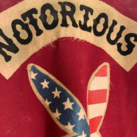 NOTORIOUS BROOKLYN ノトーリアス ブルックリン クルーネック スウェット タイダイ バーガンディー Size M 福生店